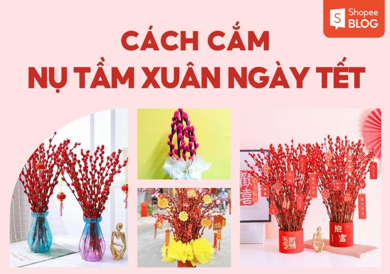 Các bước cắm nụ tầm xuân