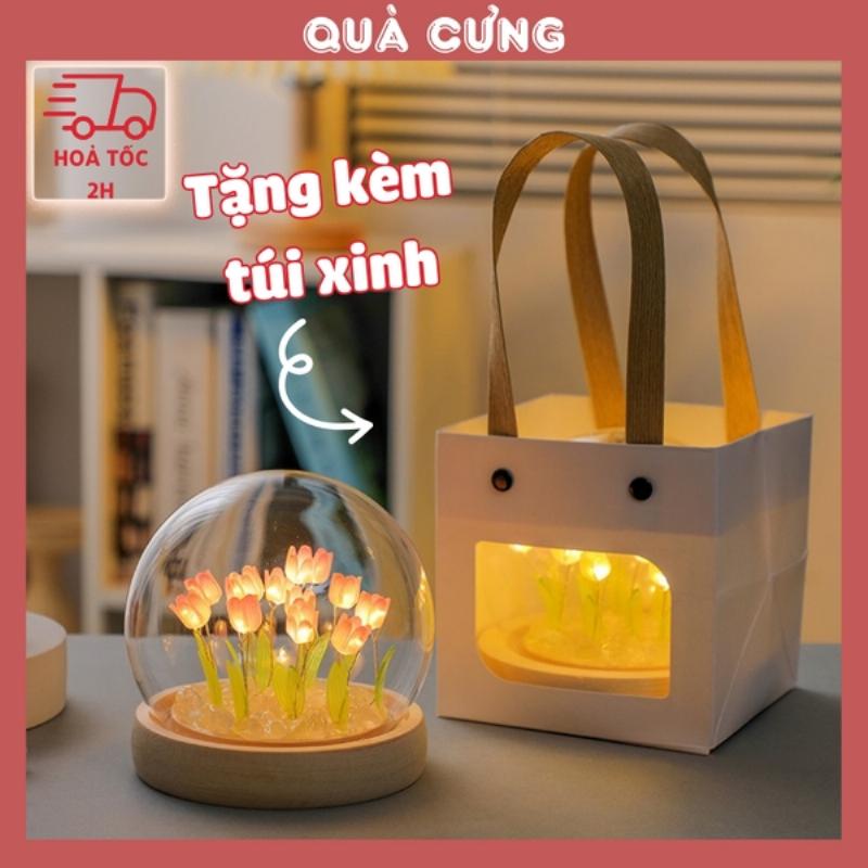 Hoa tulip tím làm quà tặng