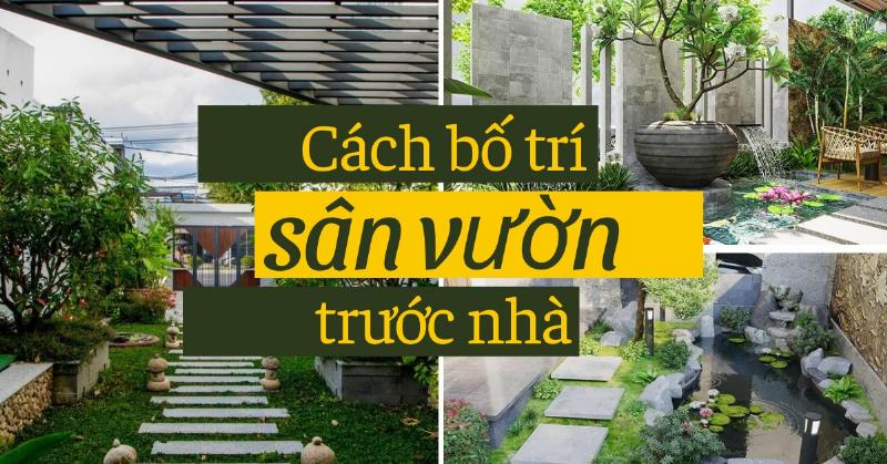 Bố trí sân vườn dài 5m theo phong thủy