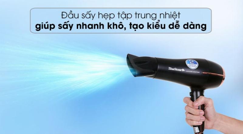 Duỗi tóc bằng lược tròn và máy sấy