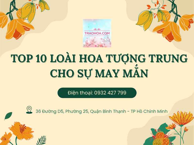 Hình nền hoa may mắn trong trang trí