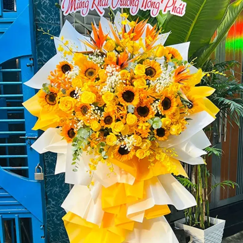 Xu hướng hoa mừng thọ hiện đại với thiết kế sang trọng
