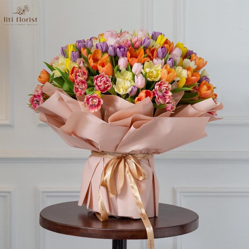 Các sắc màu hoa tulip và ý nghĩa biểu tượng trong tình yêu