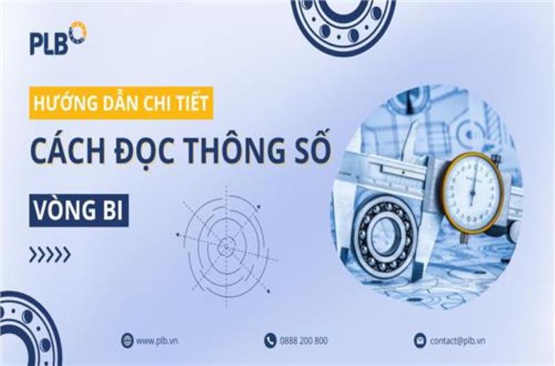 Hình ảnh minh họa chi tiết cách đọc các hàng và cột trên bảng tra kích thước vòng bi tiêu chuẩn, chỉ rõ các thông số ID, OD, và Width.