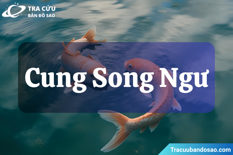 Hình ảnh hai con cá bơi ngược chiều, biểu tượng cung Song Ngư, thể hiện sự giằng co nội tâm và kết nối tâm linh của người sinh ngày 17 tháng 3.