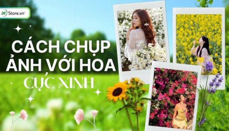 Một khách hàng mỉm cười, đang ngắm hoặc ngửi một bó hoa nhập khẩu đẹp tại cửa hàng Hoa Tươi Thanh Thảo.