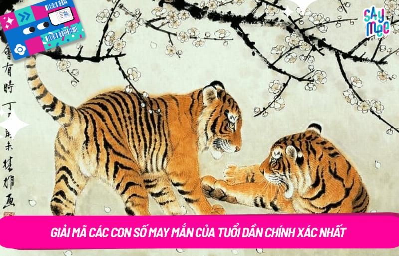 Hình ảnh con Hổ, linh vật của tuổi Dần 2010, biểu tượng cho sức mạnh, dũng cảm và năng lượng dồi dào.