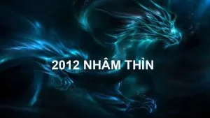 Biểu tượng rồng vàng đại diện cho tuổi Nhâm Thìn 2012