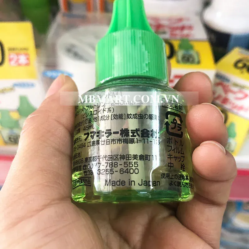Tinh dầu đuổi muỗi Nhật Bản an toàn Fumakilla