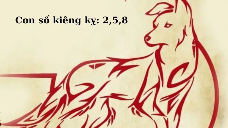 Người tuổi Nhâm Tuất 1982 nên hạn chế sử dụng các con số 2, 5, 8 để tránh điều xui xẻo.