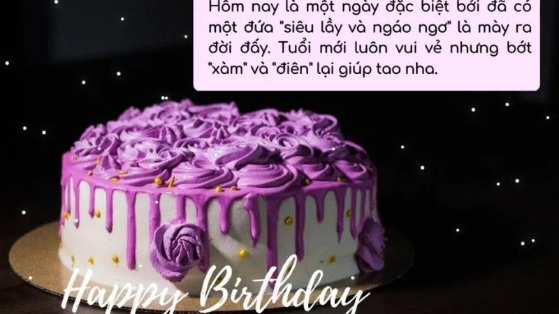 Hình ảnh sinh nhật bạn thân với những lời chúc chân thành