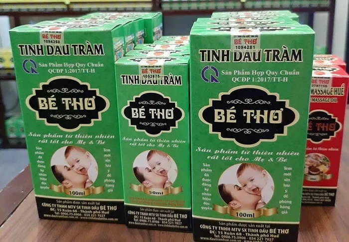 Tinh dầu tràm Bé Thơ - Thương hiệu gia truyền với chứng nhận quốc tế