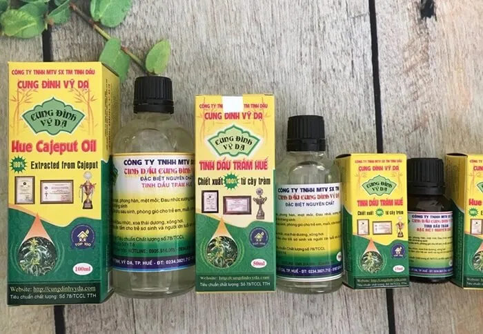 Tinh dầu tràm Cung Đình Vỹ Dạ - Nơi mua sắm tinh dầu nguyên chất đáng tin cậy