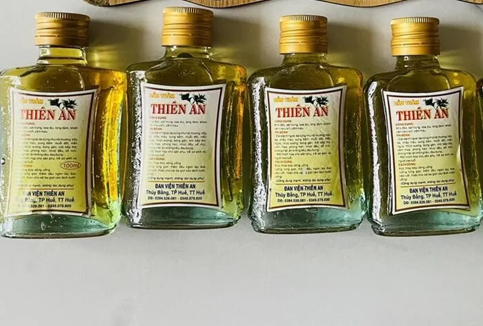 Dầu tràm Huế thương hiệu Thiên An đã có từ lâu đời