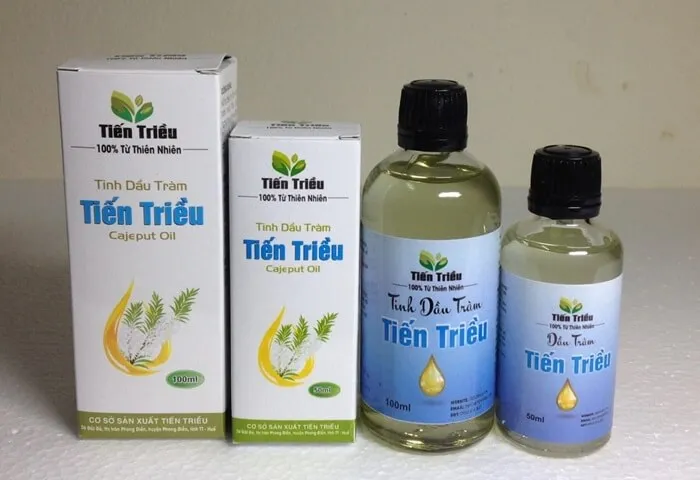 Tinh dầu tràm Tiễn Triều - 100% từ lá tràm gió tự nhiên