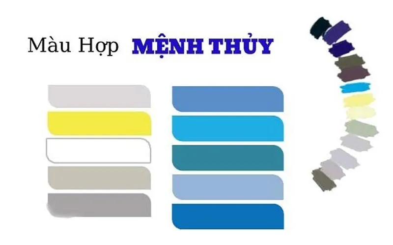 Bảng màu sắc tương sinh tương khắc với bản mệnh Giáp Dần 1974
