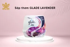Sáp thơm phòng vệ sinh Glade Lavender mang hương hoa oải hương thư giãn