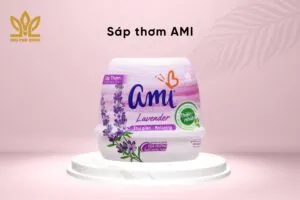 Sáp thơm phòng vệ sinh Ami với kiểu dáng sang trọng và hương tự nhiên