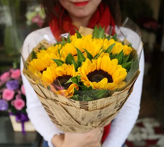 Hoa hướng dương tặng bạn trai sinh nhật