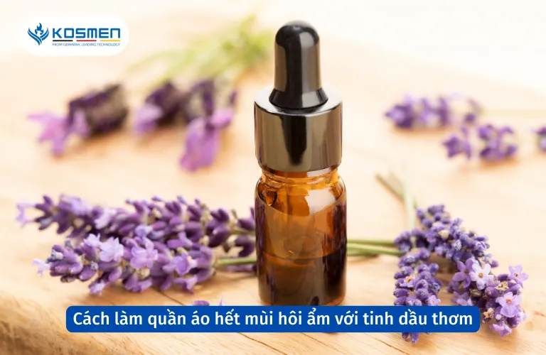 Tinh dầu thơm là giải pháp tuyệt vời để làm quần áo hết mùi hôi ẩm