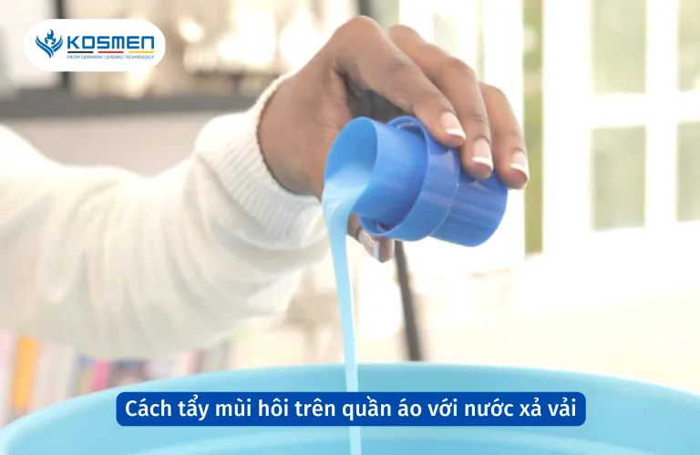 Sử dụng nước xả vải giúp quần áo luôn thơm mát và mềm mại