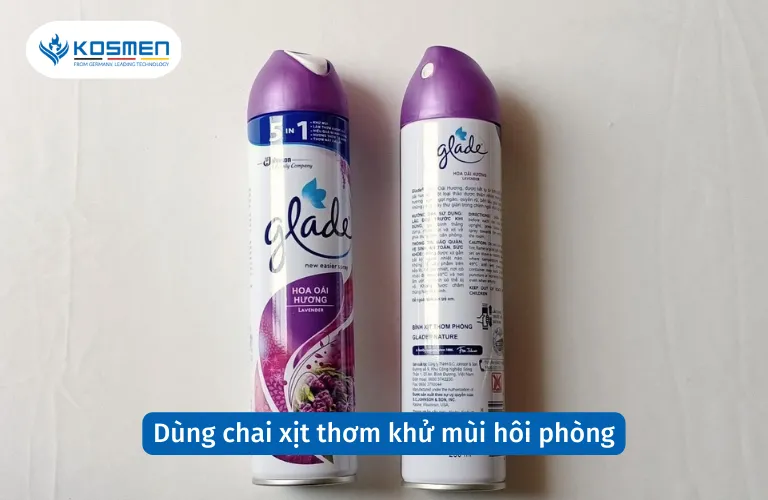 Chai xịt thơm phòng mang đến giải pháp nhanh chóng để khử mùi hôi phòng kín