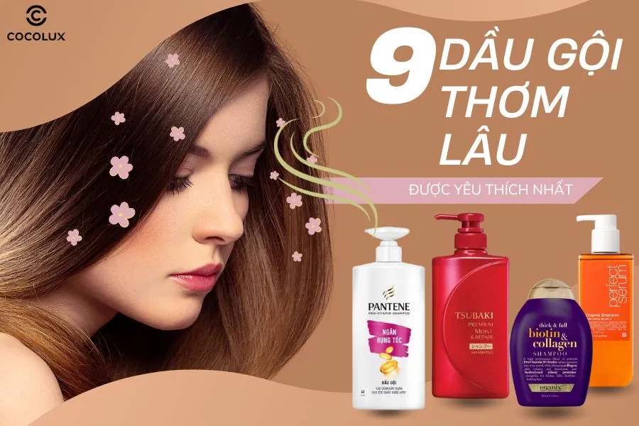 Top dầu gội thơm lâu giúp tóc suôn mượt, ngát hương