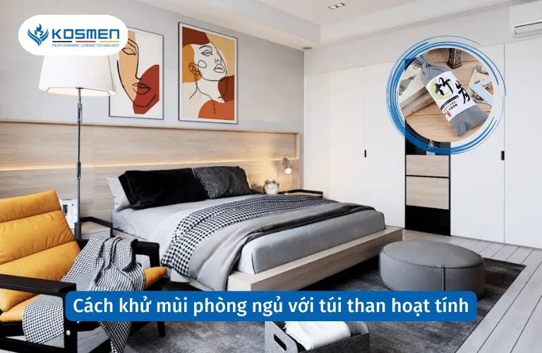 Than hoạt tính là giải pháp mạnh mẽ để khử mùi hôi phòng ngủ và hút ẩm