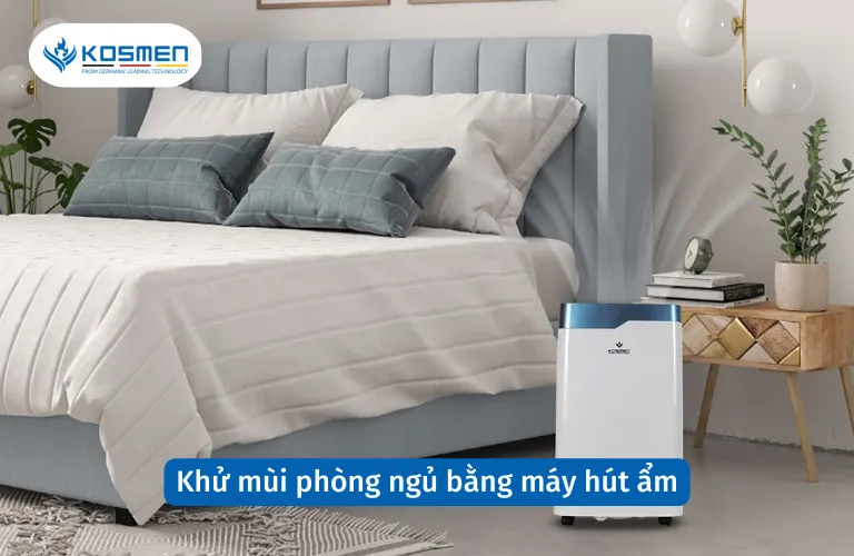 Máy hút ẩm là giải pháp hiệu quả để khử mùi hôi phòng kín, đặc biệt trong môi trường ẩm ướt