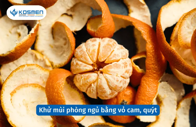 Vỏ cam quýt là giải pháp tự nhiên, thơm mát để khử mùi hôi phòng kín