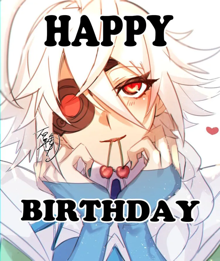 Album ảnh meme anime chúc mừng sinh nhật với câu nói hài hước