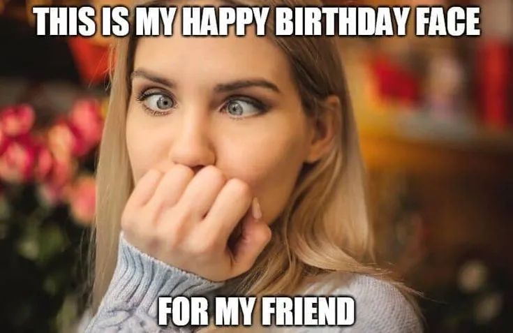Ảnh meme độc đáo chúc mừng sinh nhật với hình ảnh dễ thương