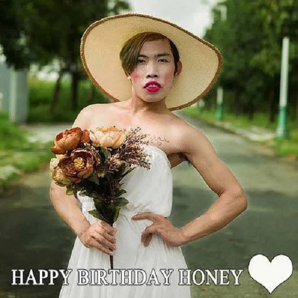 Meme hài hước chúc mừng sinh nhật bạn trai với lời chúc &quot;lầy&quot;