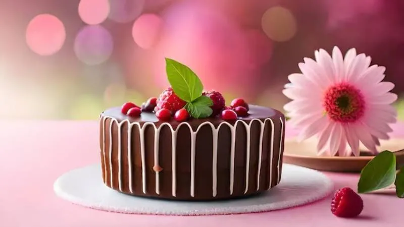 Bánh sinh nhật nhiều màu và hoa AI tinh xảo, tải ảnh hoa và bánh sinh nhật đẹp công nghệ cao
