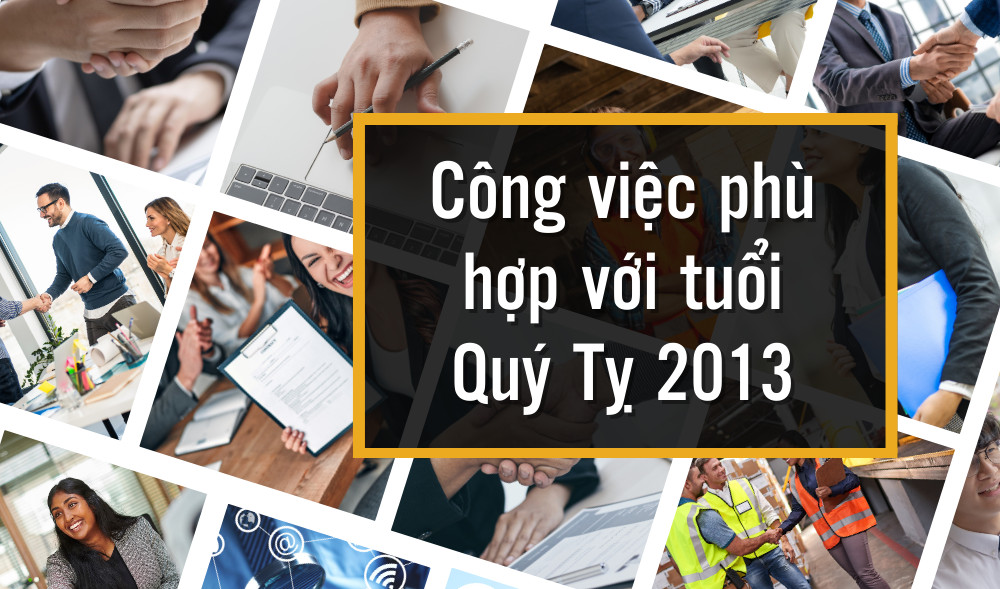 Công việc phù hợp với tuổi Quý Tỵ
