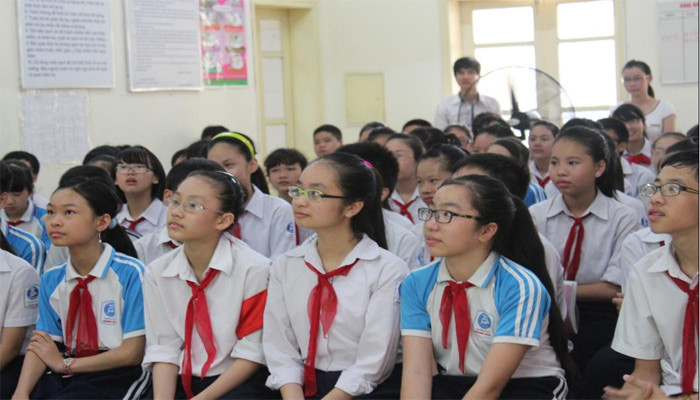 Ảnh minh họa học sinh lớp 8 và năm sinh tương ứng