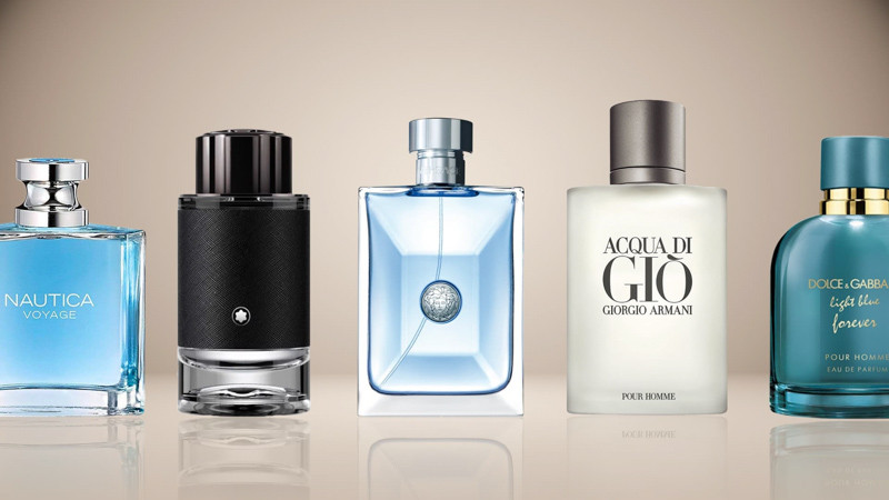 Chai nước hoa nam tính với thiết kế vỏ chai hiện đại