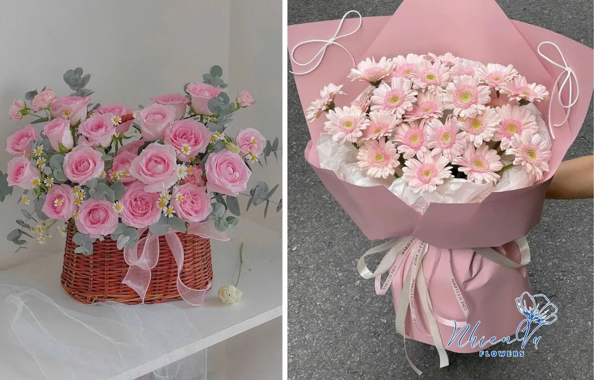 Bó hoa hồng đỏ cổ điển, biểu tượng của tình yêu nồng cháy và lãng mạn