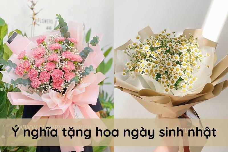 Ý nghĩa của hoa sinh nhật tặng nữ