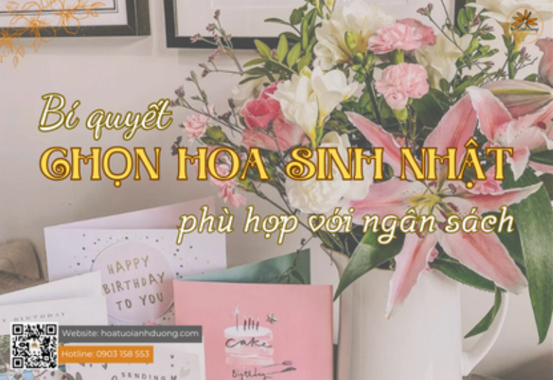 Chọn Hoa Sinh Nhật Phù Hợp Ngân Sách