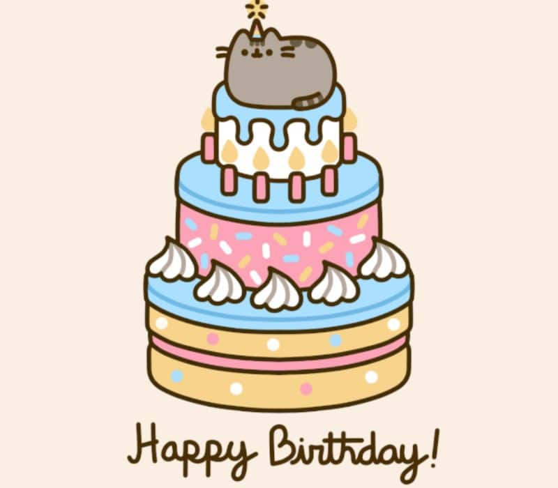 Sticker avatar sinh nhật đáng yêu