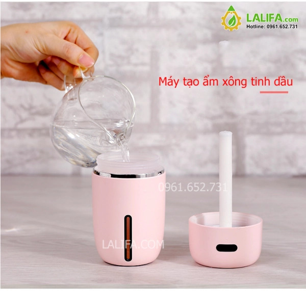 Máy tạo ẩm xông tinh dầu mini USB với thiết kế hiện đại, phù hợp cho mọi không gian sống và làm việc